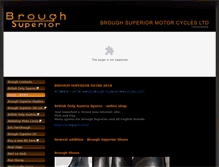 Tablet Screenshot of brough-superior.com